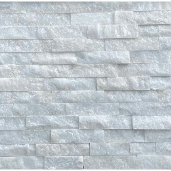 steenstrip, steenstrips, stone panel, fixwall, white quarzite, wit, witte, quarts, 60x15x1,5-2,5